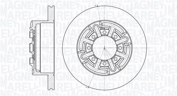 MAGNETI MARELLI Jarrulevy 361302040159